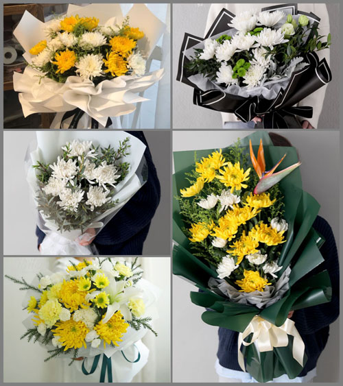 山东青岛胶州市杜村镇花二埠村白事花束代送
